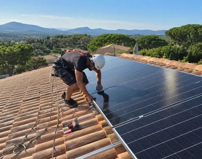 Installateur panneaux solaires Oupia — pose photovoltaïque sur toiture