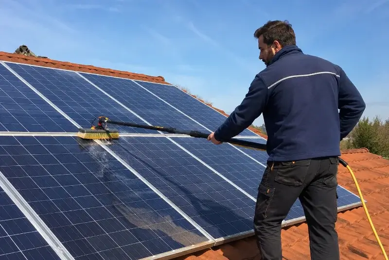Nettoyage et entretien de panneaux solaires à Oupia